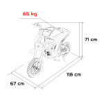 Elektrická motorka RZ56 MAX 24V - zelená